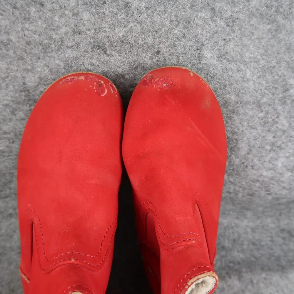 Cat & Jack Shoes Kids Toddler 10 Boots Red Zip Casual Comfort Winter Play Bootie